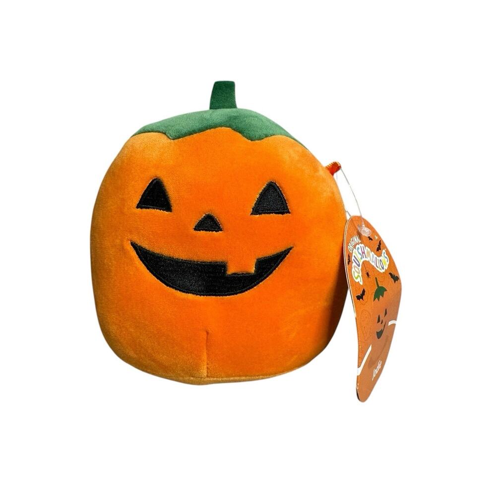 Squishmallows 5 inch Jodie the Pumpkin Halloween Plush Orange Jack O Lantern